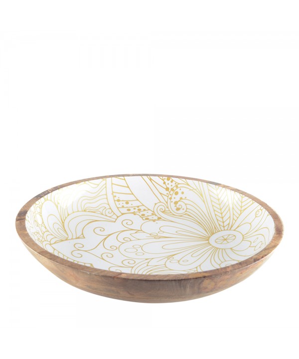 Large abstract bowl 40x40x8cm