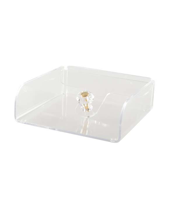 Acrylic napkin holder 18x17.8x6.2cm