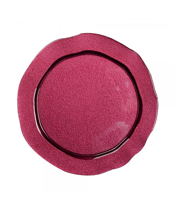 Fuchsia serving dish 