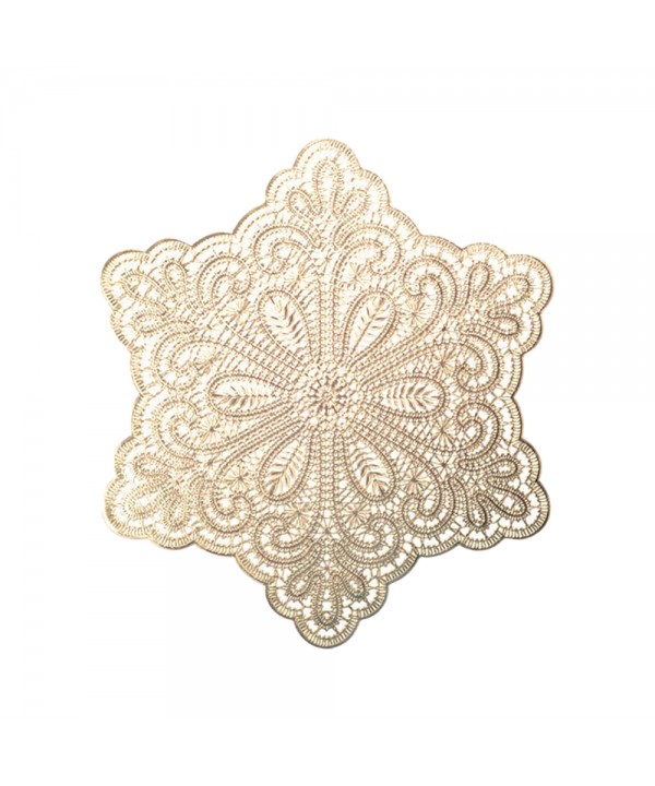 Golden star placemat 38cm