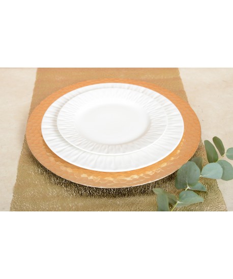 Golden table runner