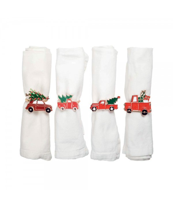 Christmas napkin rings - set of 4