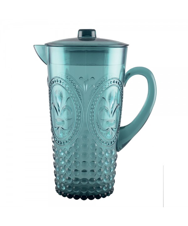 Turquoise acrylic pitcher
