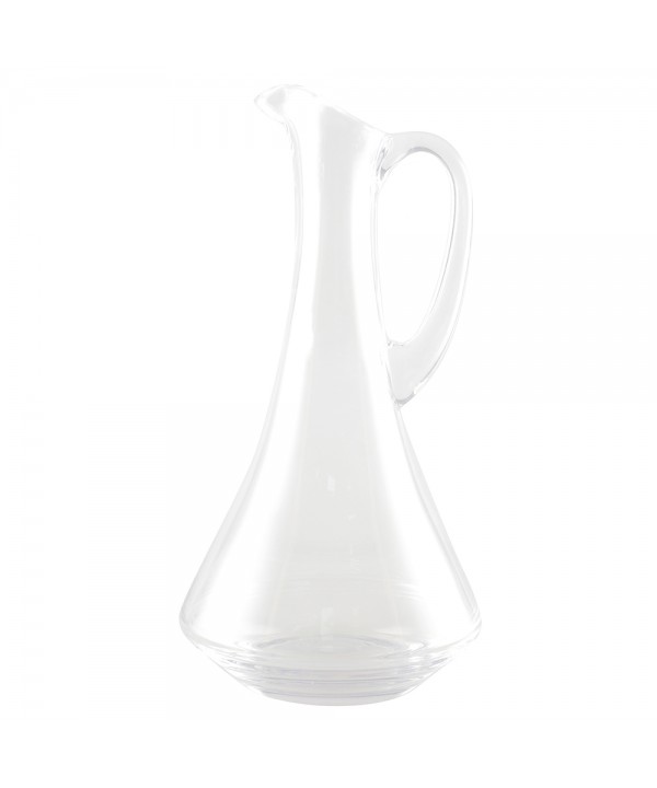 Glass decanter with handle 17x31cm