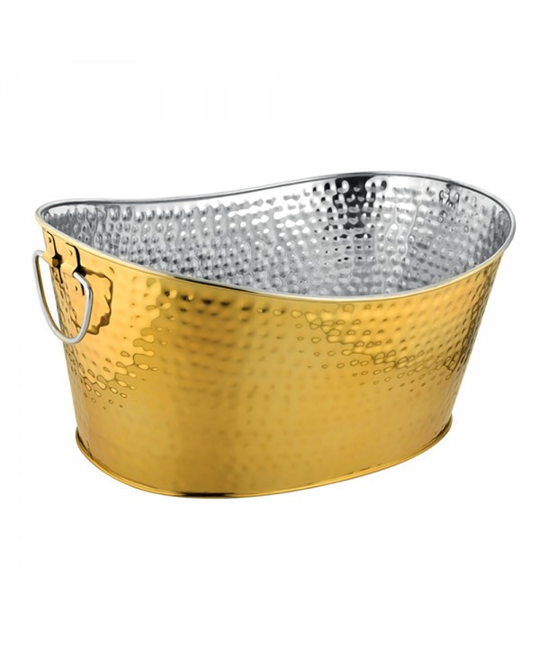 Hammered gold champagne bucket 49x35x23.5cm