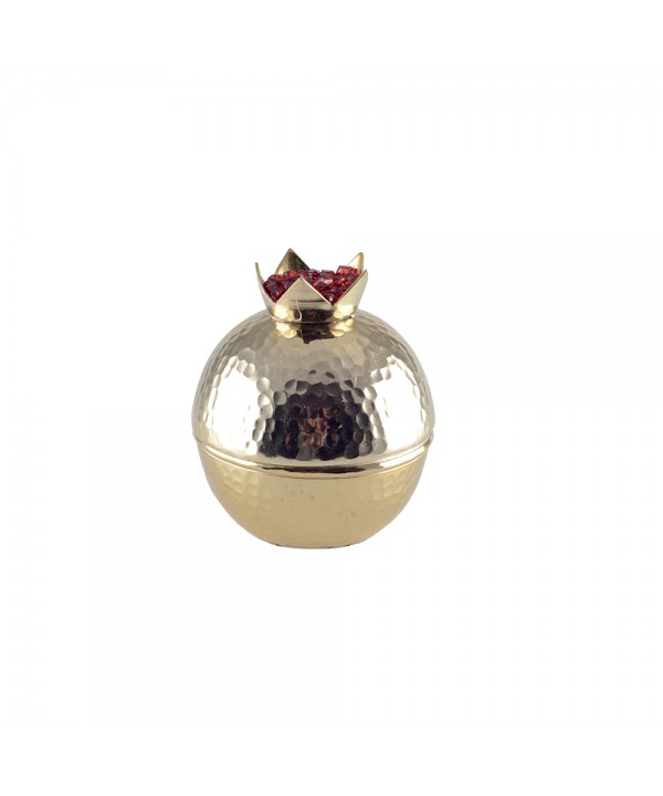Golden box pomegranate 12.5x12.5x15cm