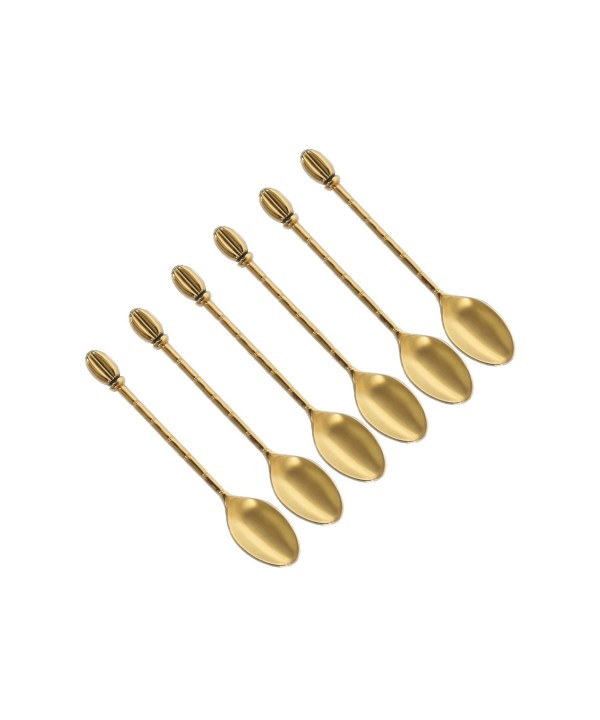Set of 6 Mocca spoon 