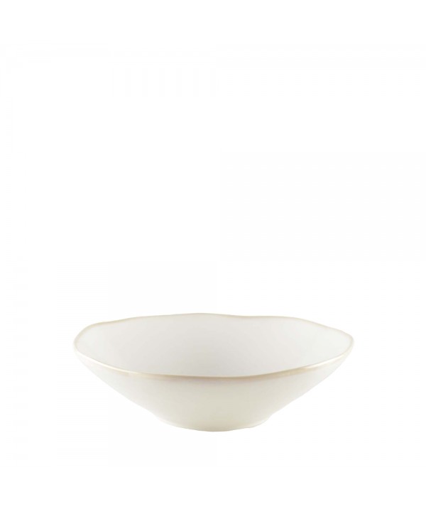 White soup plate Rosa 21x21x6.3cm