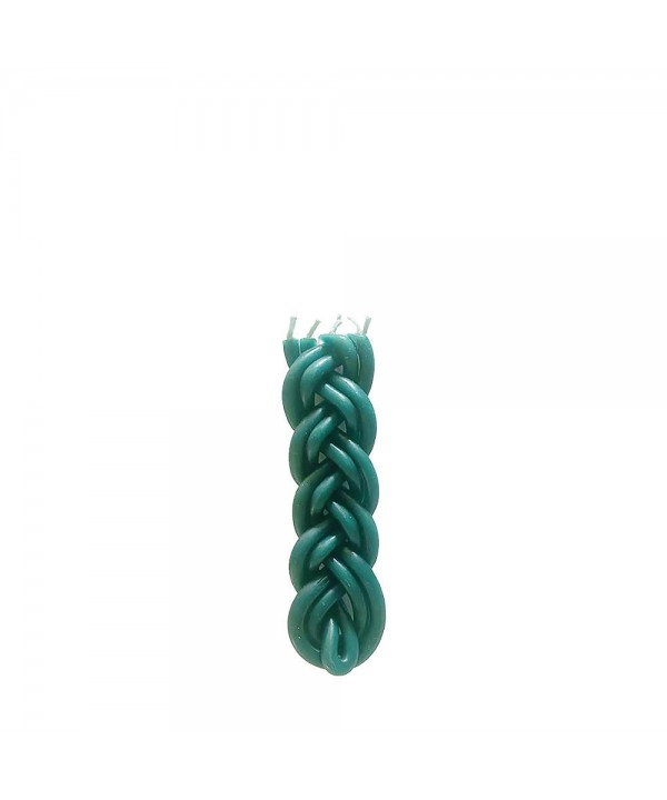 Green Havdalah candle h.12cm