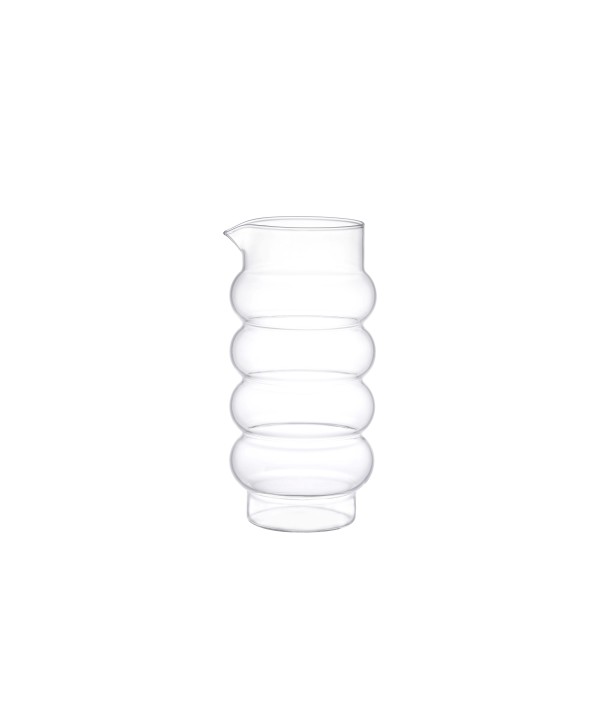 Bubble glass pitcher 650ml
