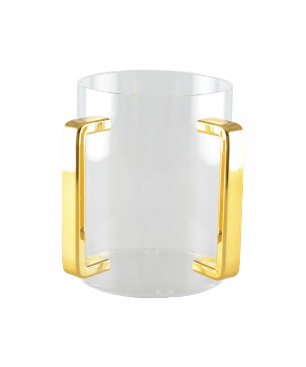 Acrylic keli with golden handles