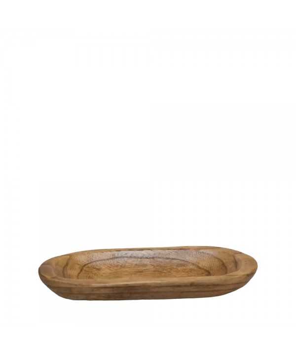 Wooden decorative bowl 35x15x4.5cm