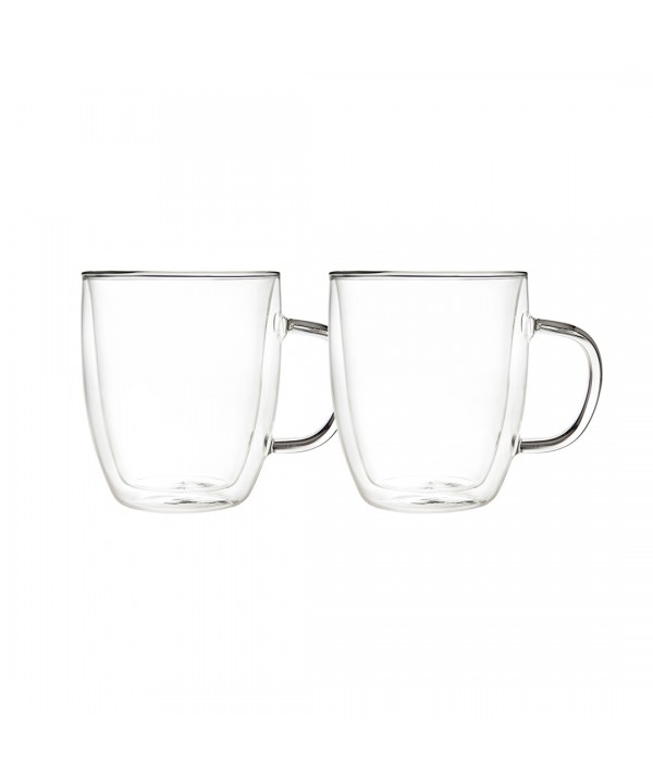 Large double-walled mugs 480ml - set of 2