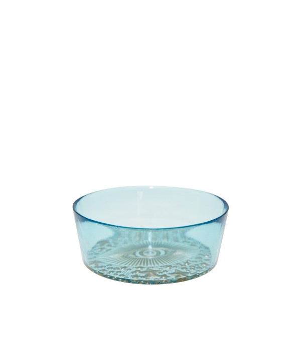 Turquoise blue eye bowl 15x15x6cm