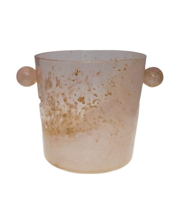Glittering resin champagne bucket 20x20x20cm