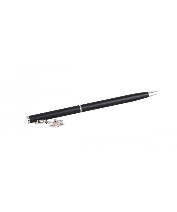 Black ballpoint pen with Maguen diamond