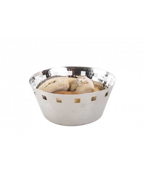 Hammered 20cm bread basket