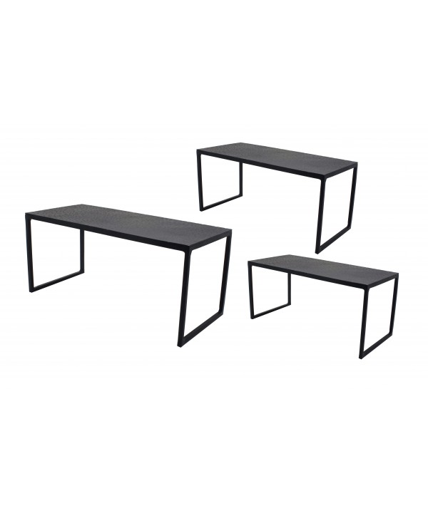 Rectangular buffet stand - set of 3
