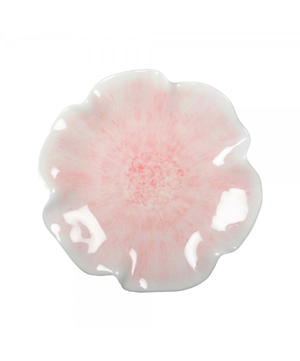 Pink melamine dinner plate 28x28x2.5cm