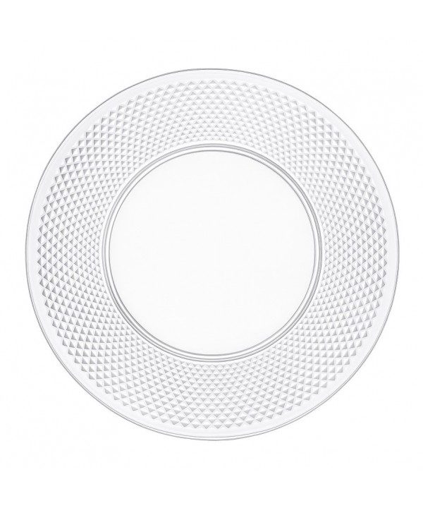 Acrylic dinner plate diamond