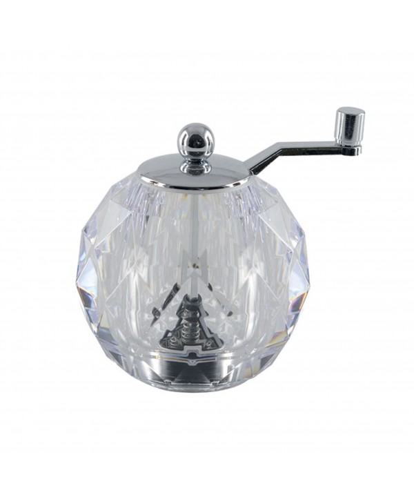 Acrylic ball pepper mill
