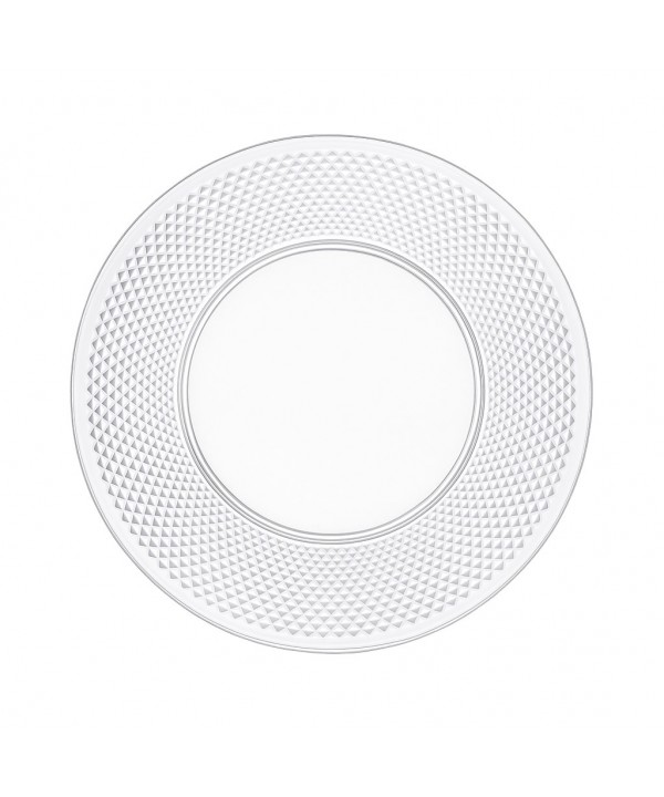 Acrylic dessert plate diamond
