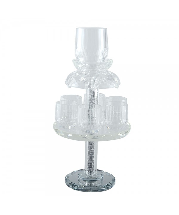 Crystal wine fountain