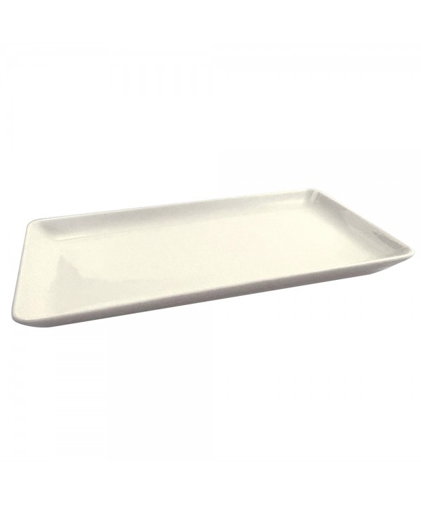 White rectangular dish 27cm