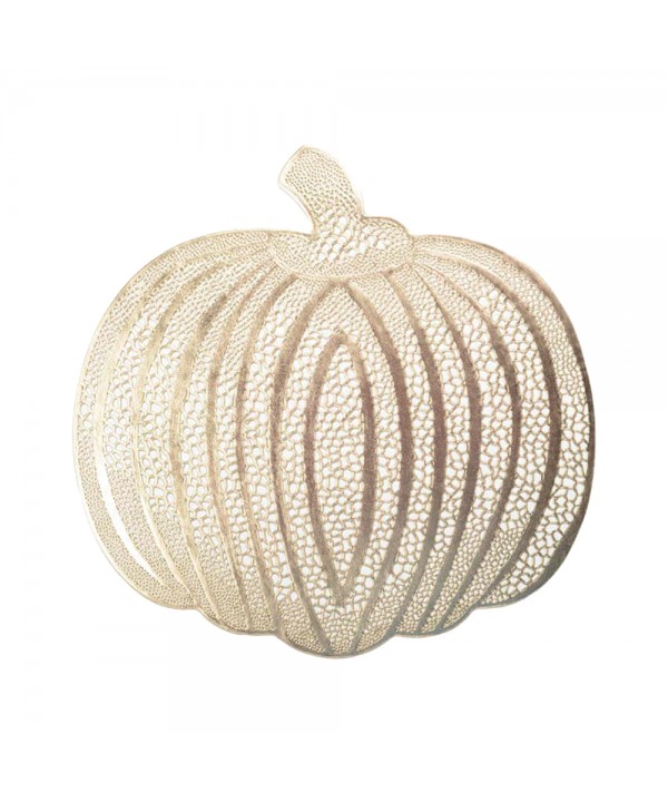Golden pumpkin placemat