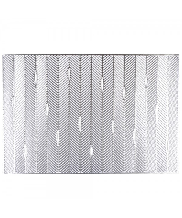 Silver rectangle placemat