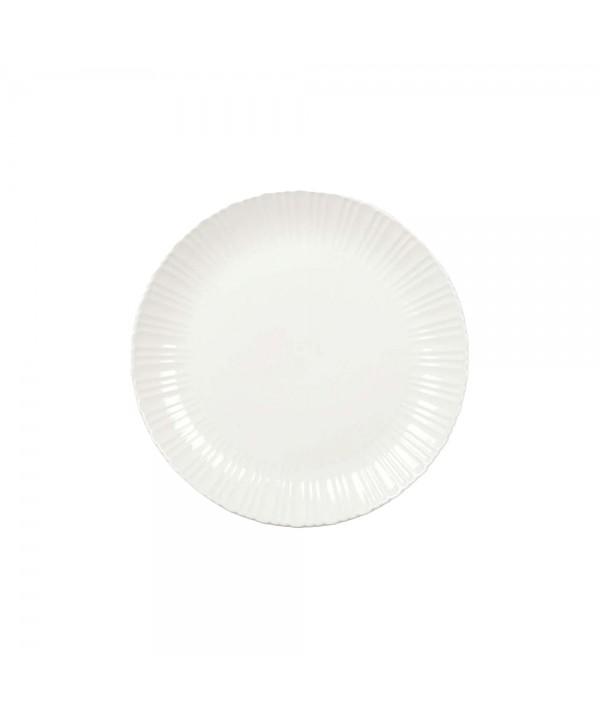 Assiette à dessert blanche Flora 21.3x21.3x2cm