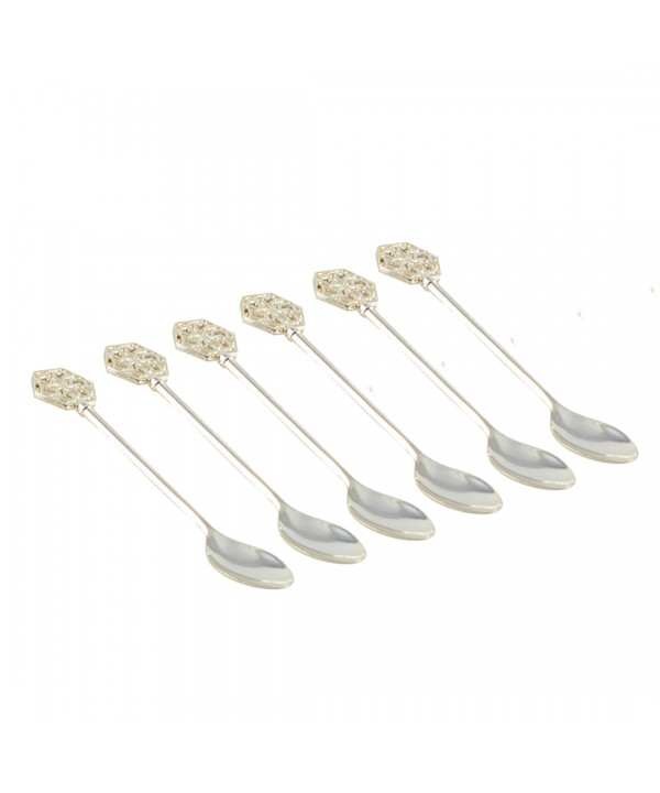 Cuillères à café argent arabesques - lot de 6