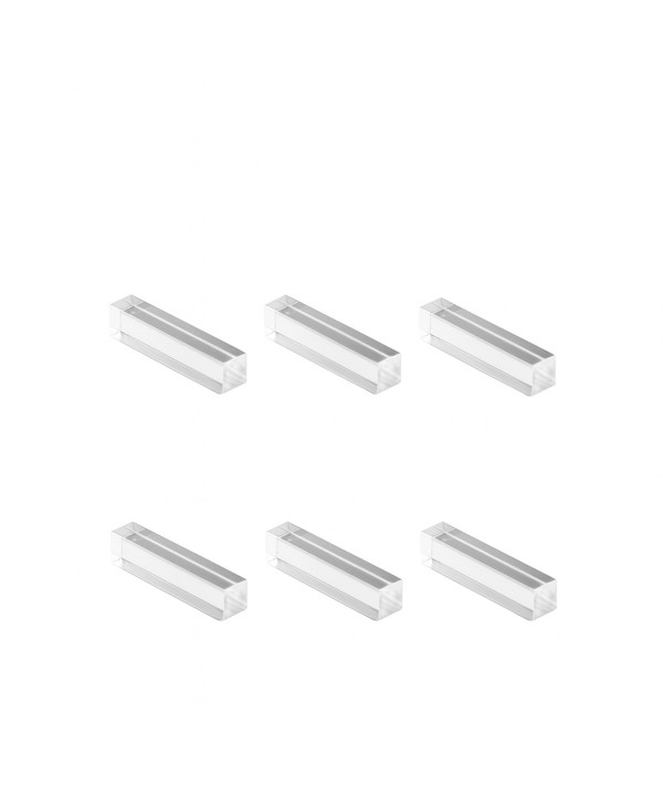 Porte-couteaux rectangulaire en cristal - lot de 6