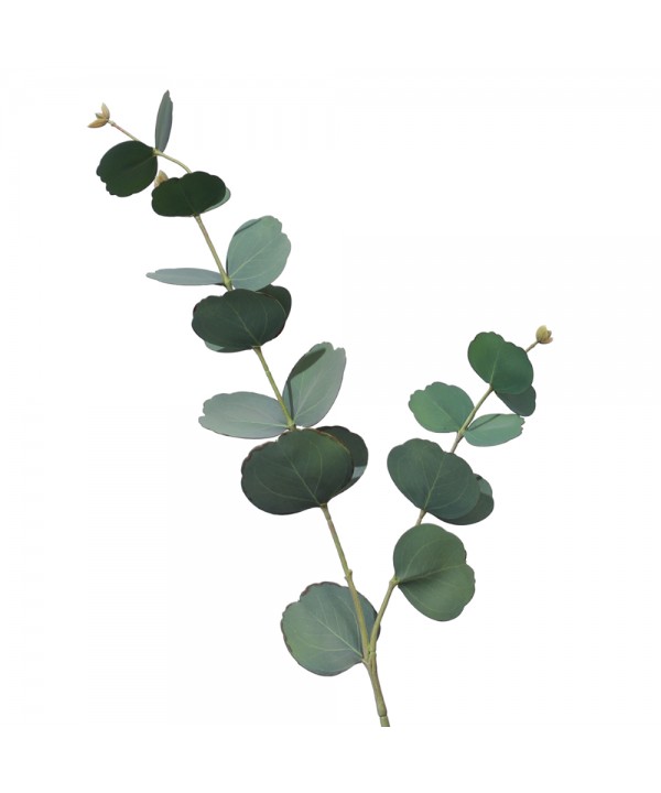 Fleur décorative feuille verte fonce h73cm