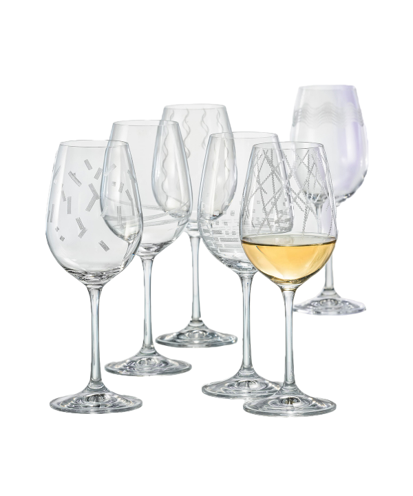 Set de 6 verres à vin 350ml tempo