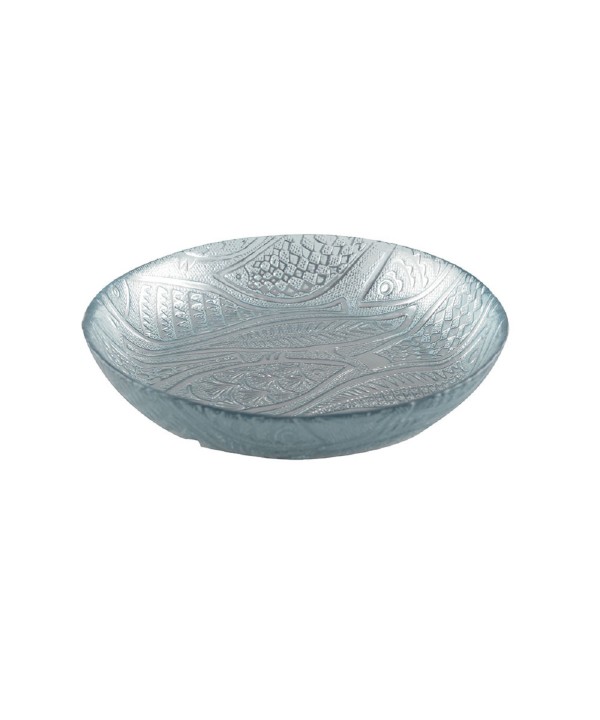 Saladier poisson bleu clair 25.2cm