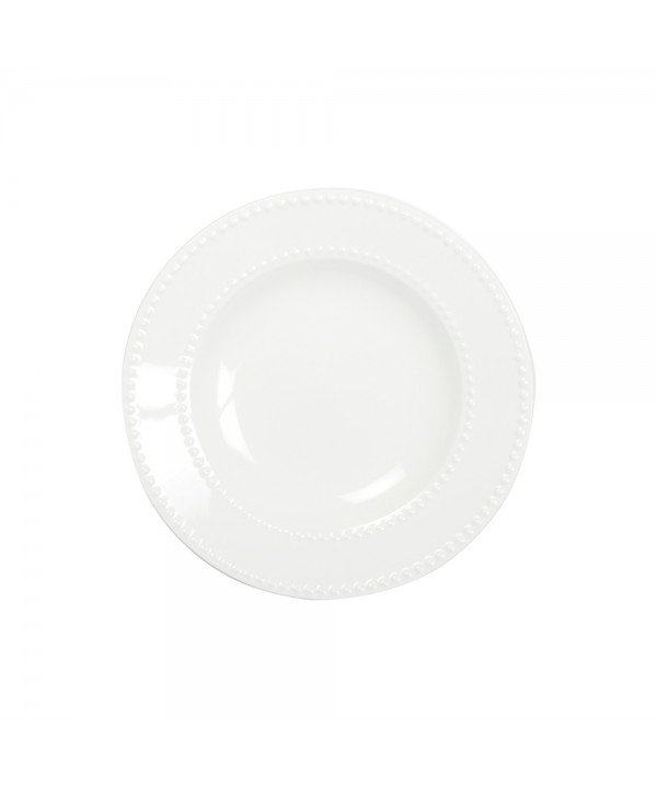 Assiette creuse perles 22 cm