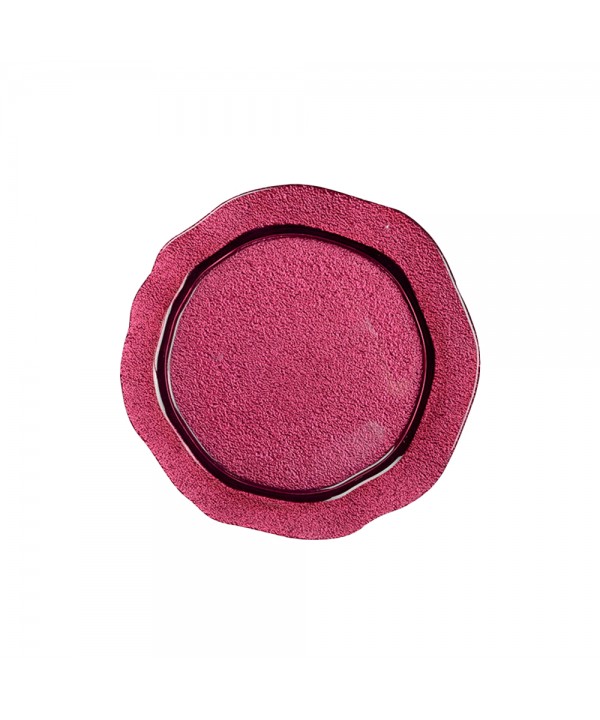 Assiette à dessert fuchsia