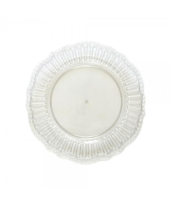 Dessous d'assiette transparent ondule