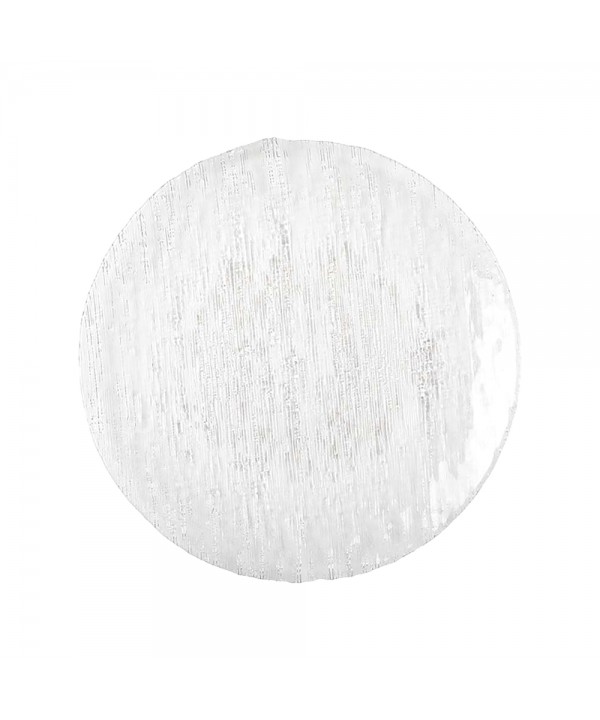 Assiette plate transparente 28cm