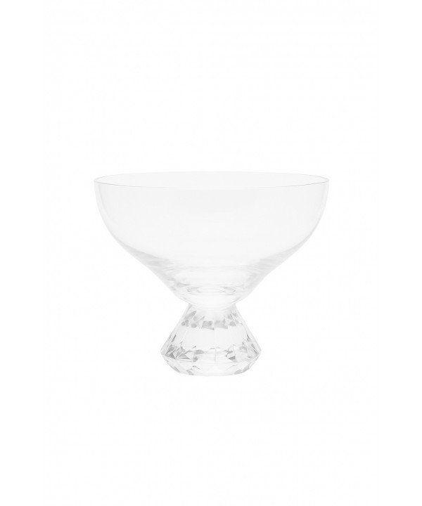 Saladier avec pied en diamant 22.5x22.5x16.5cm