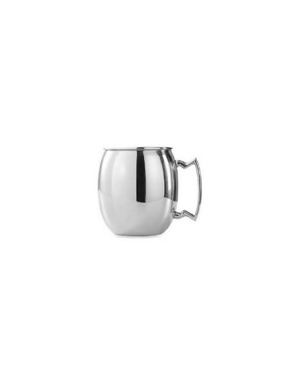 Mug inox lisse avec anse