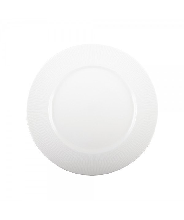 Assiette plate blanche princesse