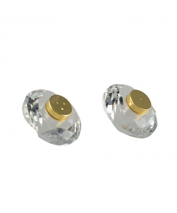 M.Salière et poivrière cristal 7 cm doré