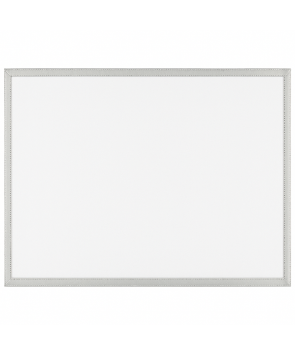 Dessous d'assiette jetable 31.5x45cm blanc et argent rouleau 32 pièce