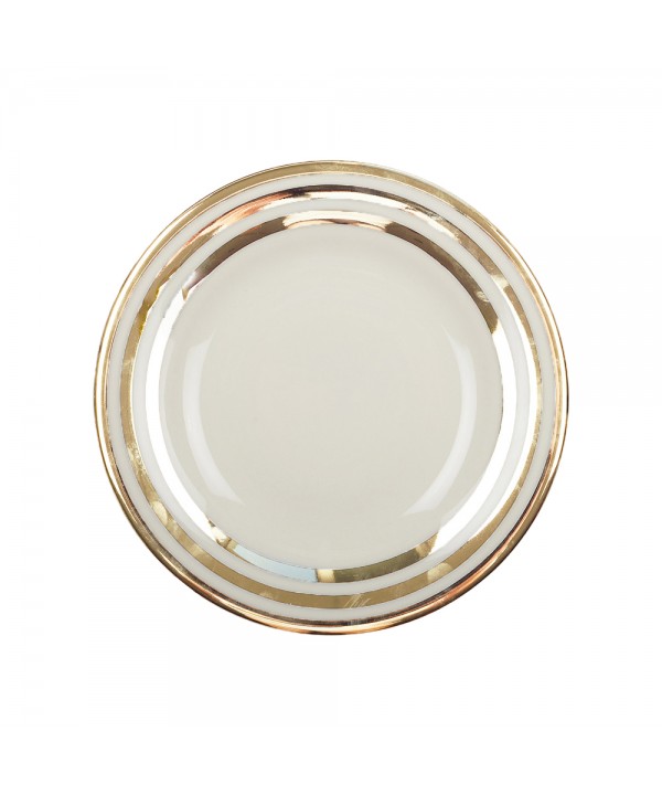 Assiette plate triple filet or 27cm