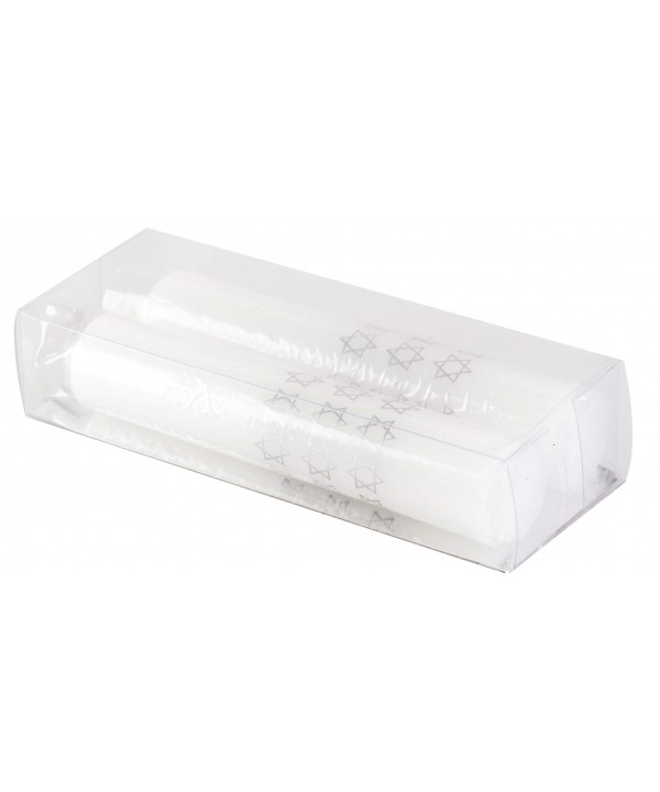 Mini bougies maguen argent - lot de 2