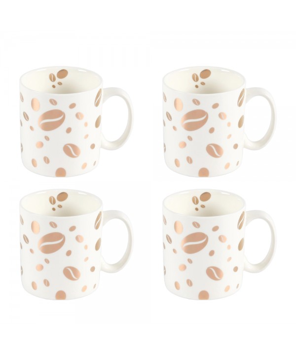 Mugs grain de café - lot de 4