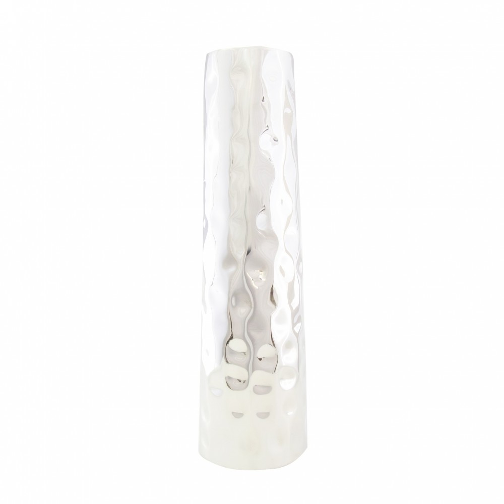 Vase martelé 12x12x41cm