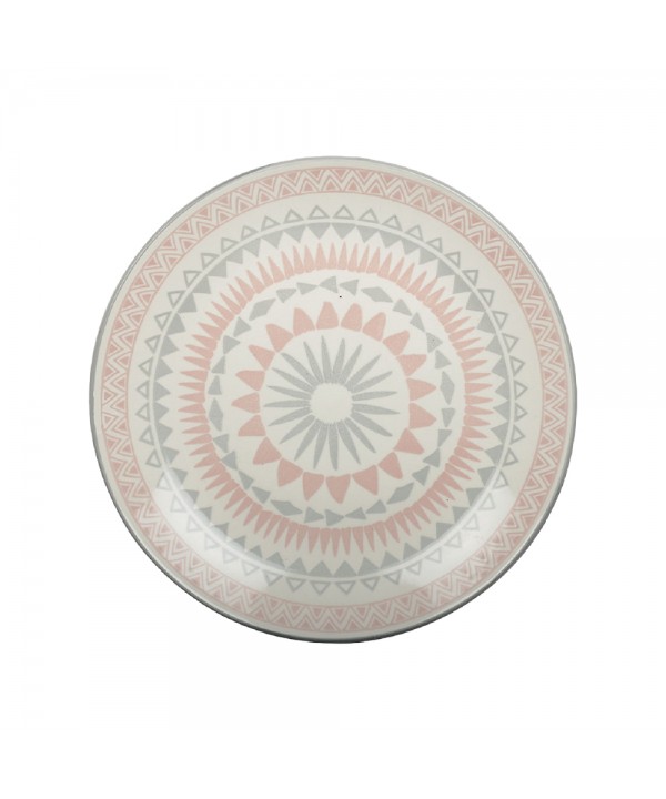 Assiette plate rose - coachella